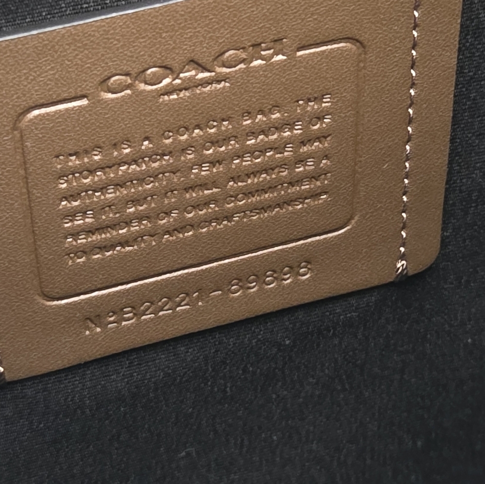 LIKE NEW COACH HUDSON BACKPACK BAG IN COLORBLOCK - GUNMETAL TOBACCO MAHOGANY - Picture 8 of 9